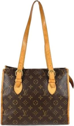 Louis Vuitton Pre-owned Handbags, female, Brown, Size: ONE SIZE Pre-owned Popincourt Tote Bag