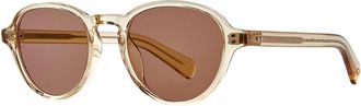 Garrett Leight CASILLAS SUN CH/SFPRDW Mens Sunglasses Yellow Size 48
