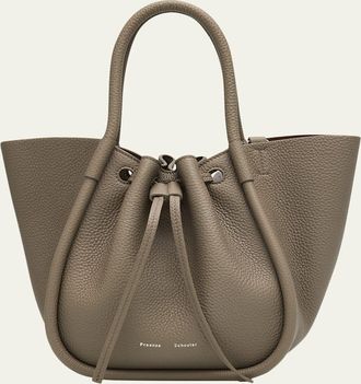 Proenza Schouler Small Ruched Leather Tote Bag