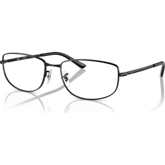 Ray-Ban 56mm Irregular optical glasses in Black at Nordstrom