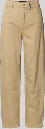 Marc Cain Jeans mit 5-Pocket-Design in Beige, Gr&ouml;&szlig;e 34