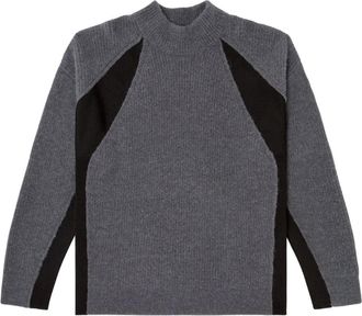 Diesel Maglione K-Lollo-TN a coste - Grigio