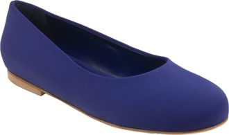 Marni Royal Blue Slip On Ballet Flats