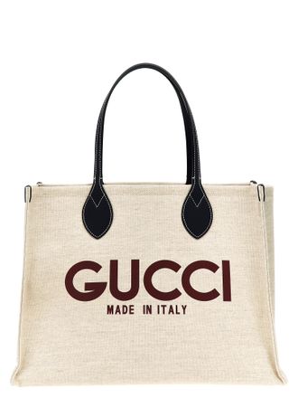 Gucci Beige Polyethylene Tote Womens Bag