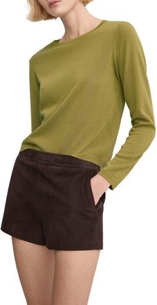 Mango Crewneck Sweater in Green at Nordstrom, Size X-Small