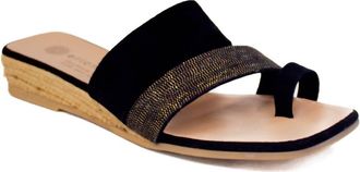 Eric Michael Womens Claudia Sandal In Black