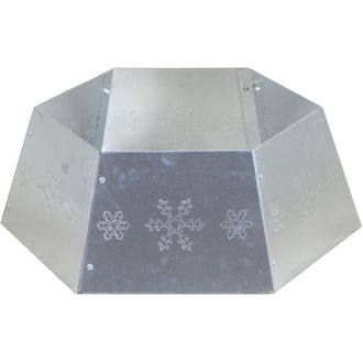 Vacchetti Vacchetti - Cubre Eje Met&aacute;lico Plegable Hexagonal Plateado Cm&oslash;68h25