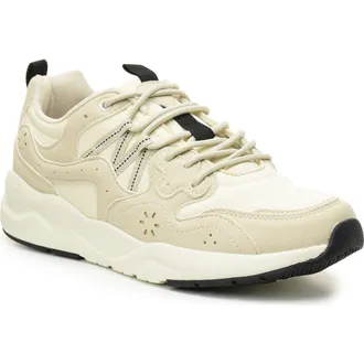 Nicole Miller Mix Media Sneaker in Beige at Nordstrom Rack, Size 7.5