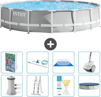 Intex Piscina Prism Frame Redonda - 457x107 Cm - 9-piezas S605