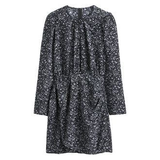 La Redoute Collections Kort, bedrukte jurk, sierwikkel