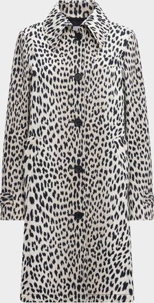 Câllas Milano Alaine Animal-Print Car Coat
