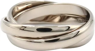 Cartier Silver White Gold (18K) Band Ring (Pre-Owned)