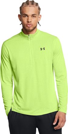 Under Armour Mens Tech Vent Gtessa 1/2 Zip, Color Morph Green (304), Size: Medium