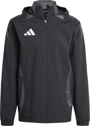 adidas Tiro 24 Competition All-Weather Jacket Asia Sizing Black Grey IJ8343