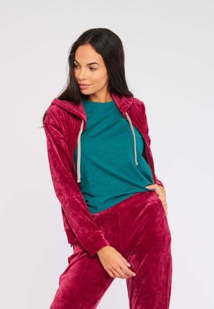 Banana Moon Sweatjacke BANANA MOON Banana Moon Sweatjacke FRESCO-SEALAKE, Damen, Gr. M, rot, Obermaterial: 92% Polyester PES. 8% Elasthan EL., Sweatjacken Sweatja