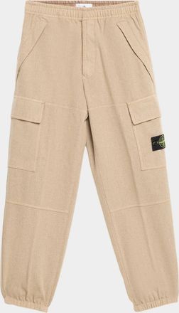 Stone Island Men & apos;s Nylon-Wool Pull-On Cargo Pants
