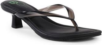 BC Footwear Starburst Kitten Heel Sandal in Black at Nordstrom, Size 6.5