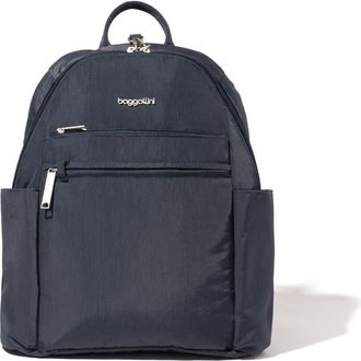 Baggallini Securtex Anti-Theft Vacation Backpack in French Navy at Nordstrom