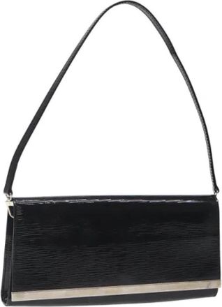 Louis Vuitton Tweedehands leren Louis Vuitton tassen - Dames - Vintage Schoudertas - Zwart - ONE Size - Leer - Vintage