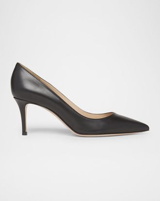 Gianvito Rossi Gianvito Calfskin Leather Pumps