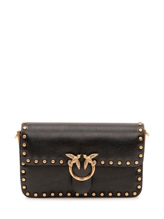 Pinko Black Love One Baby Crossbody Bag