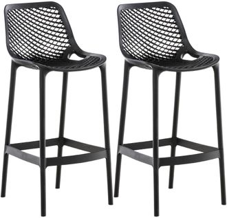 Clp Clp - Set De 2 Taburetes Outdoor Air Negro