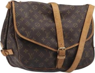 Louis Vuitton Borsa a spalla Saumur 35 Pre-owned - - Pre-owned - Donna - Marrone - ONE SIZE