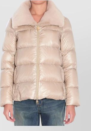 Herno down fur collar jacket