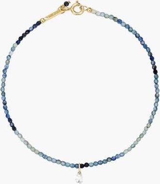 Mejuri Tashi Drilled Lab Grown Diamond Bracelet in Blue Ombre by MEJURI at Nordstrom, Size 7.5