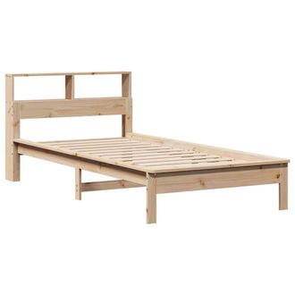 Berkfield Home Decorative Bookcase Bed without Mattress 100x200 cm Solid Wood Pine in Light Tan