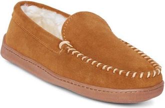 Minnetonka Pile Lined Hardsole Venetian Slipper in Brown at Nordstrom, Size 12