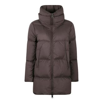 Herno Dames, Jassen, Bruin, Maat: S Poliester