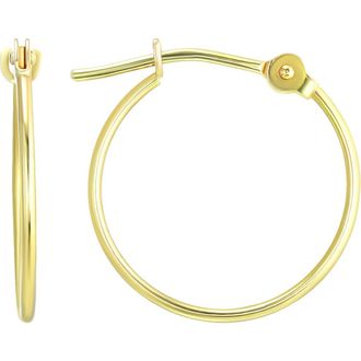 Candela Jewelry 14K Gold Tube Hoop Earrings at Nordstrom Rack