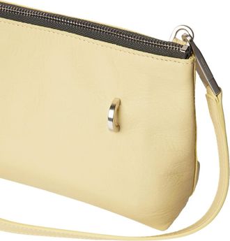 Rick Owens Womens Adri Crossbody Bag Beige Leather