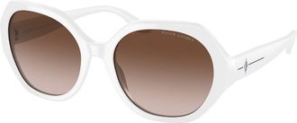Ralph Lauren RL8208 554413 Womens Sunglasses White Size 55