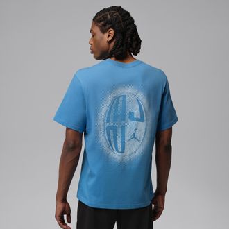 Nike Jordan Mens Jordan Sport Dri-FIT Graphic T-Shirt in Blue | IM7813-484