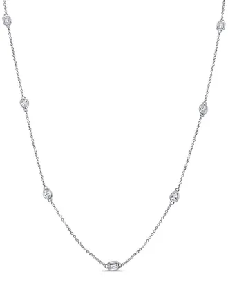 Sabrina Designs 14K 0.91 Ct. Tw. Diamond Layered Necklace