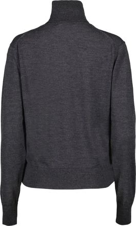Ami Maglione con ricamo Ami de Coeur - Grigio