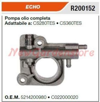 Echo Bomba De Aceite Motosierra Echo Cs280tes Cs360tes R200152