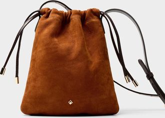 Herbert Fr&egrave;re Soeur Womens Lerie nubuck leather crossbody bag