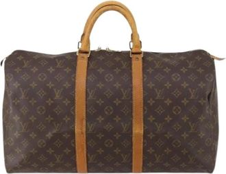 Louis Vuitton Pre-owned Weekend Bags, unisex, Brown, Size: ONE SIZE Pre-owned Keepall bag