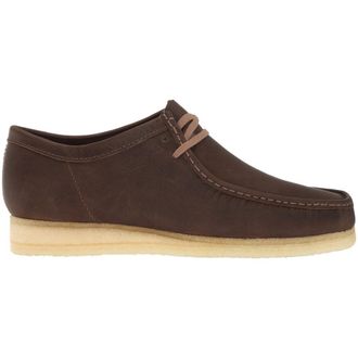 Clarks Wallabee Leather Mens Lace Up Shoes - Beeswax - Size:UK 10.5