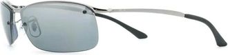 Ray-Ban Heren, Accessoires, Grijs, Maat: 63 MM