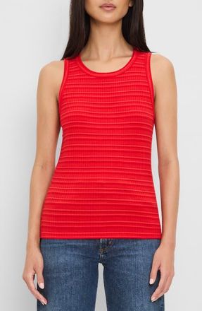 Michael Stars Carolie Ribbed Tank in Samba at Nordstrom, Size X-Small