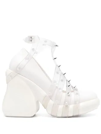 Jean Paul Gaultier x Melissa Punk Love platform pumps - White