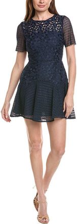 Milly Milly Lana Floral Geo Combo Lace Mini Dress