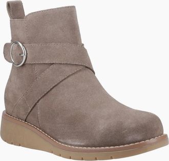 Hush Puppies Womens Lyra Womens Buckle Boots - Brown - Size: 4