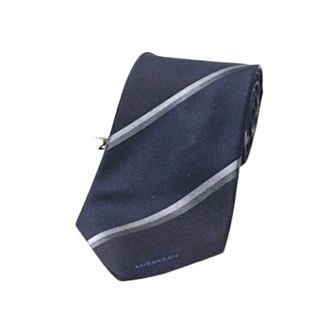 Burberry Pre-owned Cravat - Heren - Pre-owned - Blauw - Maat: ONE Size Zijde