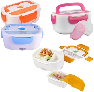 Trade Shop Trade Shop - Portamaner&iacute;a T&eacute;rmica Calentadora De Almuerzo Contenedor El&eacute;ctrico Para Casa Y Coche