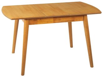 Beliani Mesa de comedor de derivado de madera 4 personas l100 130